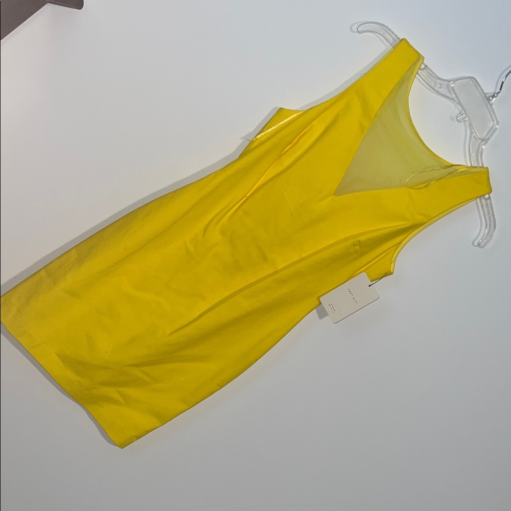 NWT Zara Bright Yellow Dress
